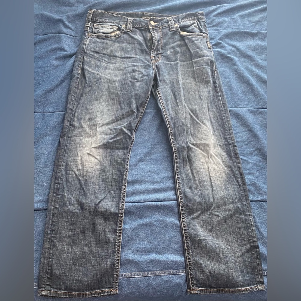 Silver blue jeans